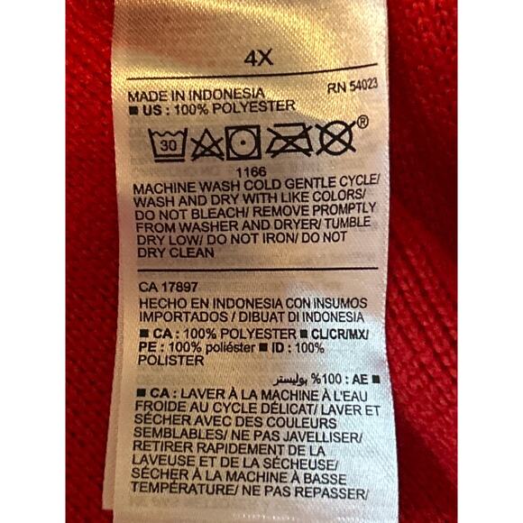 NWT Old Navy Plus Size Red Sweatpants Drawstring Waist Warm Soft Size 4X - Picture 4 of 6